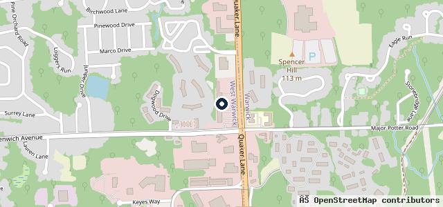 Map showing the location of Jennings Car Care Center - Automotive Repair &amp; Tires | West Warwick RI
