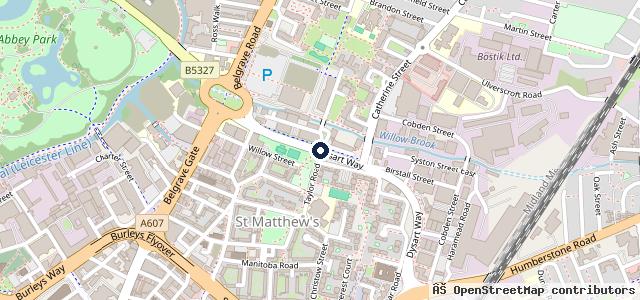 Map showing the location of Belgrave Commercial Centre