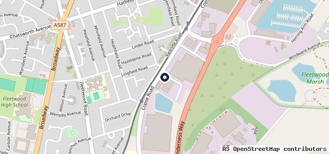 Map showing the location of Houghton Autos