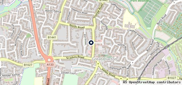 Map showing the location of J & M Motors
