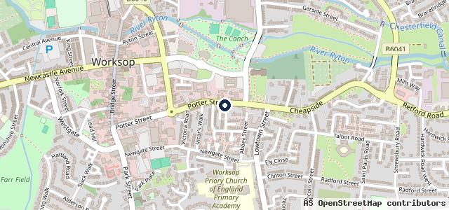 Map showing the location of K &amp; R Autos | Newcastle upon Tyne