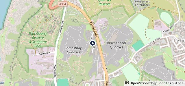 Map showing the location of Island Motor Services Ltd