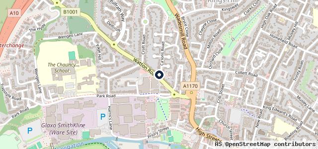 Map showing the location of Autocare