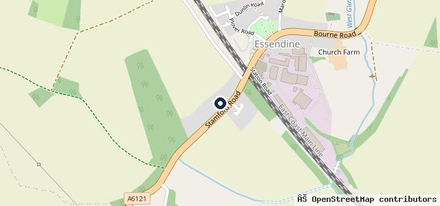 Map showing the location of Motor-Tech Automotive | Stamford