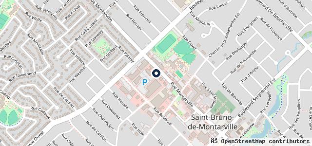 Map showing the location of Ok Pneus Et Entretien Automobile (st-bruno)