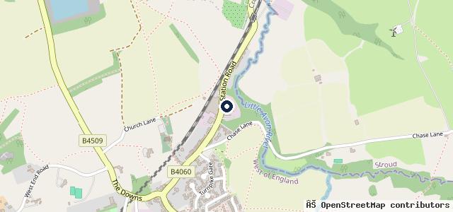 Map showing the location of R C Brine & Son Vehicle Maintenance