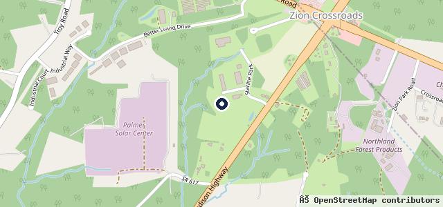 Map showing the location of Mac's Auto Repair &amp; Tire Center- Troy | Troy VA