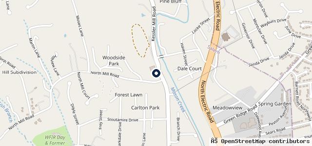 Map showing the location of Professional Auto Towing And Service, Inc.