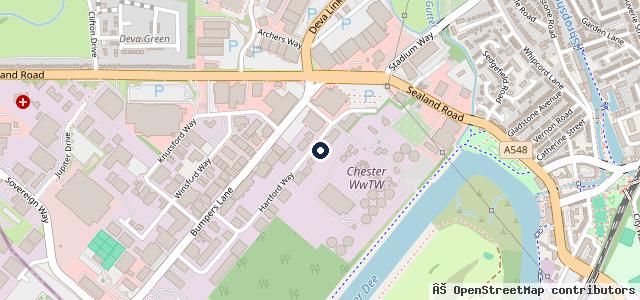 Map showing the location of Bakers MOT (Soon To Be Calverts Autocentre)