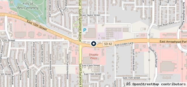 Map showing the location of Swt Total Car Care