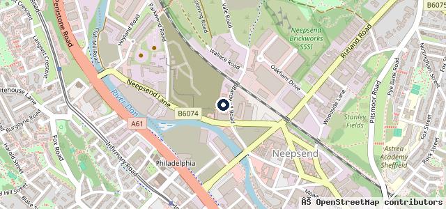 Map showing the location of J J Autos