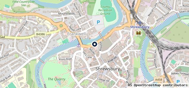 Map showing the location of Chase Car Care Centre