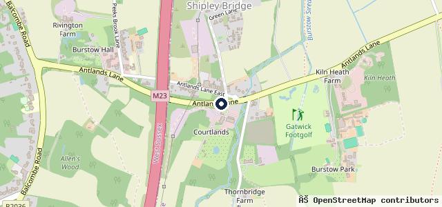 Map showing the location of AJD Motors ltd