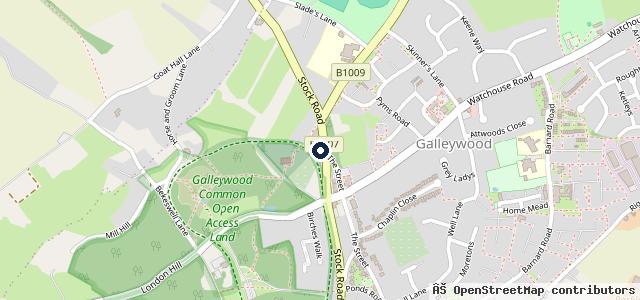 Map showing the location of Galleywood MOT, Service, Repair & Car Sale Center