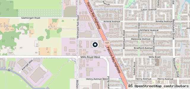 Map showing the location of Sidney Transmission & Auto Care