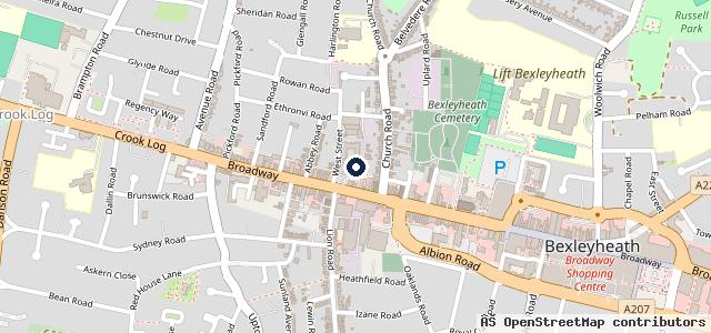 Map showing the location of Axminster Autos
