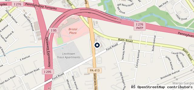 Map showing the location of Rob's Automotive & Collision Center