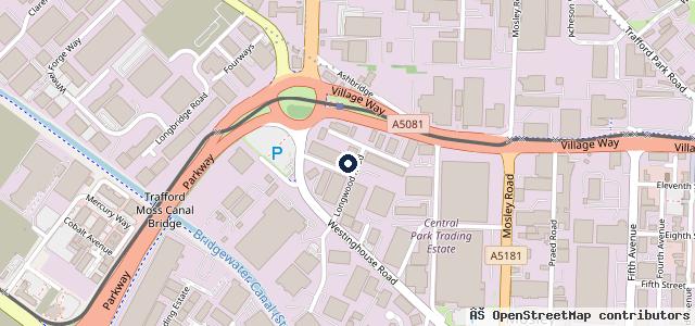 Map showing the location of Beaumonts Mot Centre