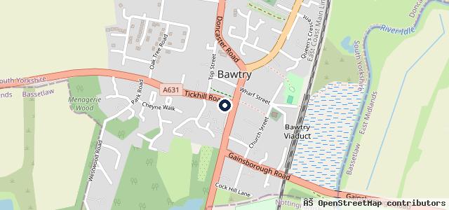 Map showing the location of The Motor Company