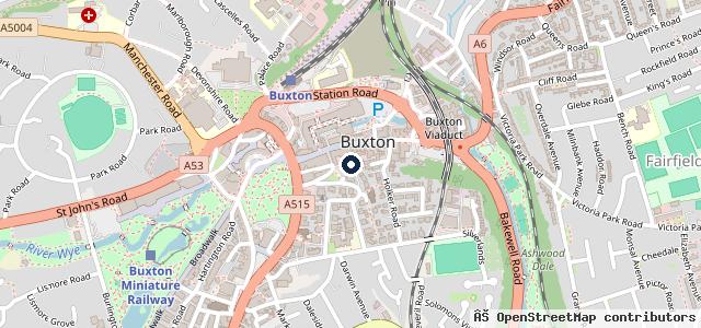 Map showing the location of Shakespeare Garage