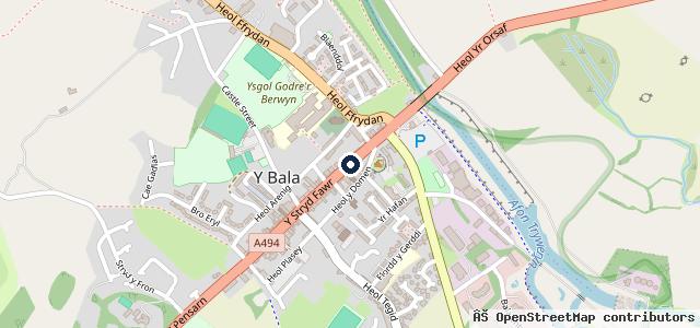 Map showing the location of Modurdy'r Henblas Garage Limited