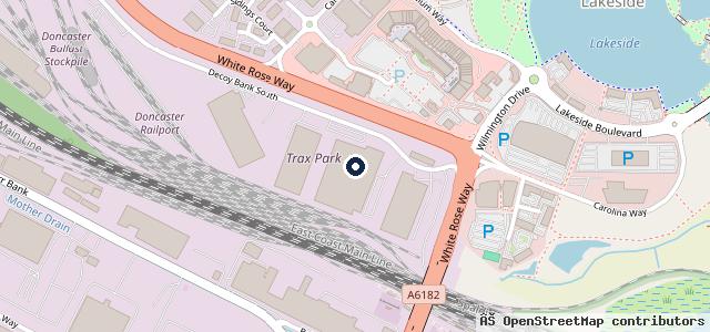 Map showing the location of CarShop Doncaster