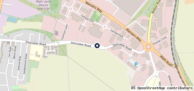 Map showing the location of D&G Motors (Wath) Ltd