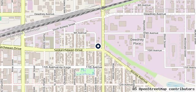 Map showing the location of A&b Autobody