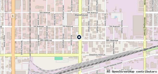 Map showing the location of Auto Electric Service Ltd.