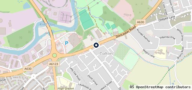 Map showing the location of Brookland Motor Co