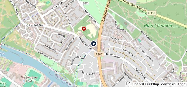 Map showing the location of Crown Motorcycles
