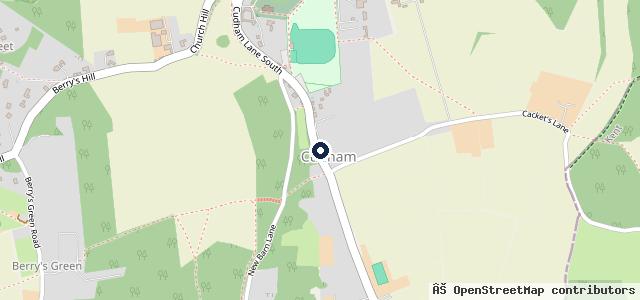 Map showing the location of Humphreys Garage