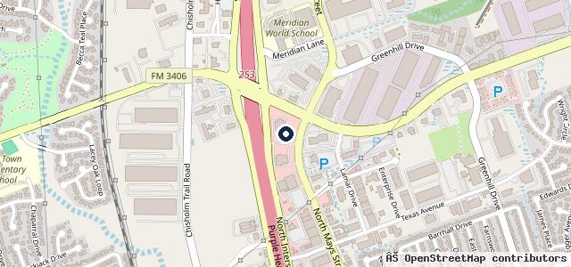 Map showing the location of TOYOTA