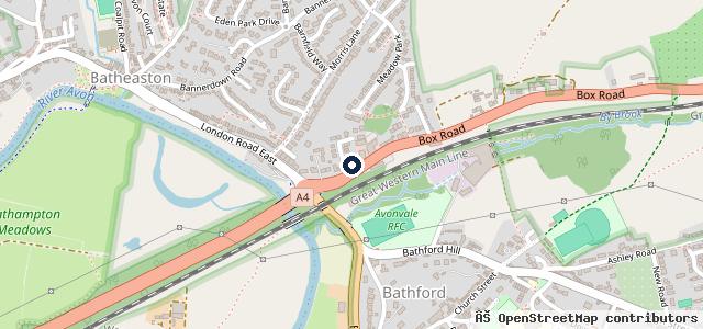 Map showing the location of Minerva Bath is now Closed for business