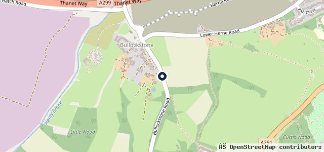 Map showing the location of R. Jackson Motors