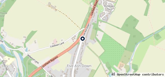 Map showing the location of Clarks Motorist Centre | Uckfield