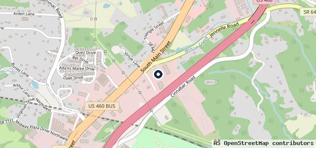 Map showing the location of Holiday Motor Corporation Dba Duncan Ford Lincoln Mazda