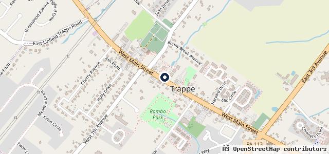 Map showing the location of Jack Nolans Exxon