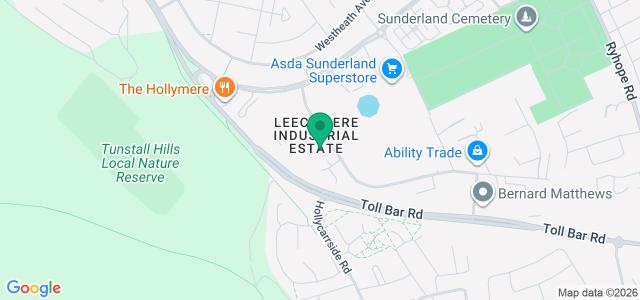 Map showing the location of Les Potts 4 Wheel Drive