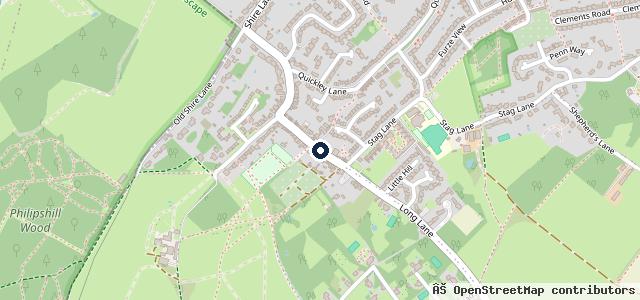 Map showing the location of Heronsgate Motors
