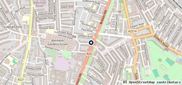 Map showing the location of Hearn Bros. | London