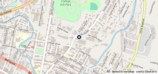 Map showing the location of Del Hatt Automotive