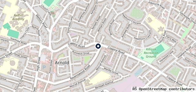 Map showing the location of DMS Garage Services