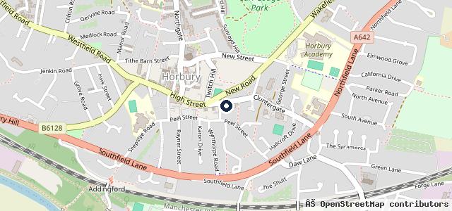 Map showing the location of Horbury Autocentre Ltd