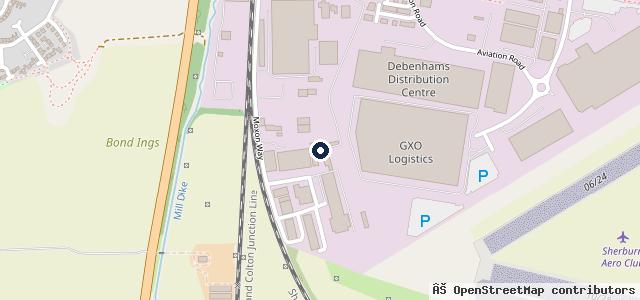 Map showing the location of Martin dale autos