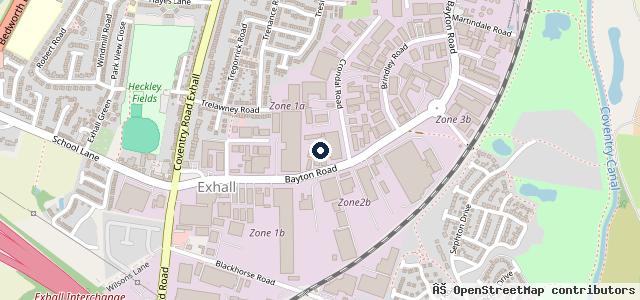 Map showing the location of B & K Accident Repairs Centre Ltd