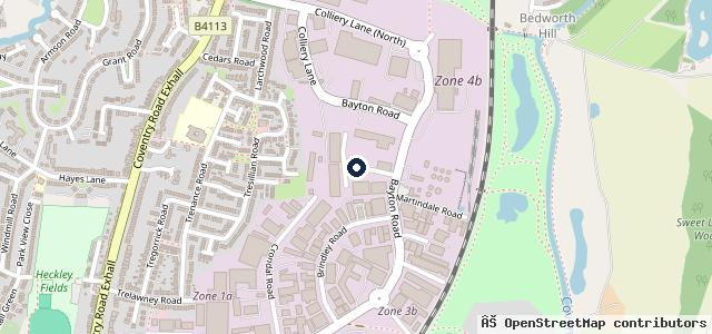 Map showing the location of JJ Car Parts ltd
