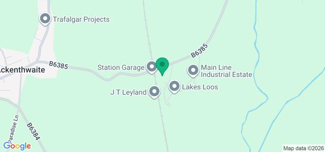 Map showing the location of Mainline MOT Centre
