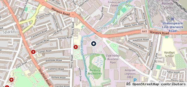 Map showing the location of Accident Express Birmingham | Birmingham