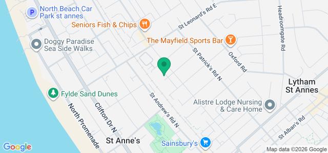 Map showing the location of West Coast Automotive Ltd | Lytham St Annes